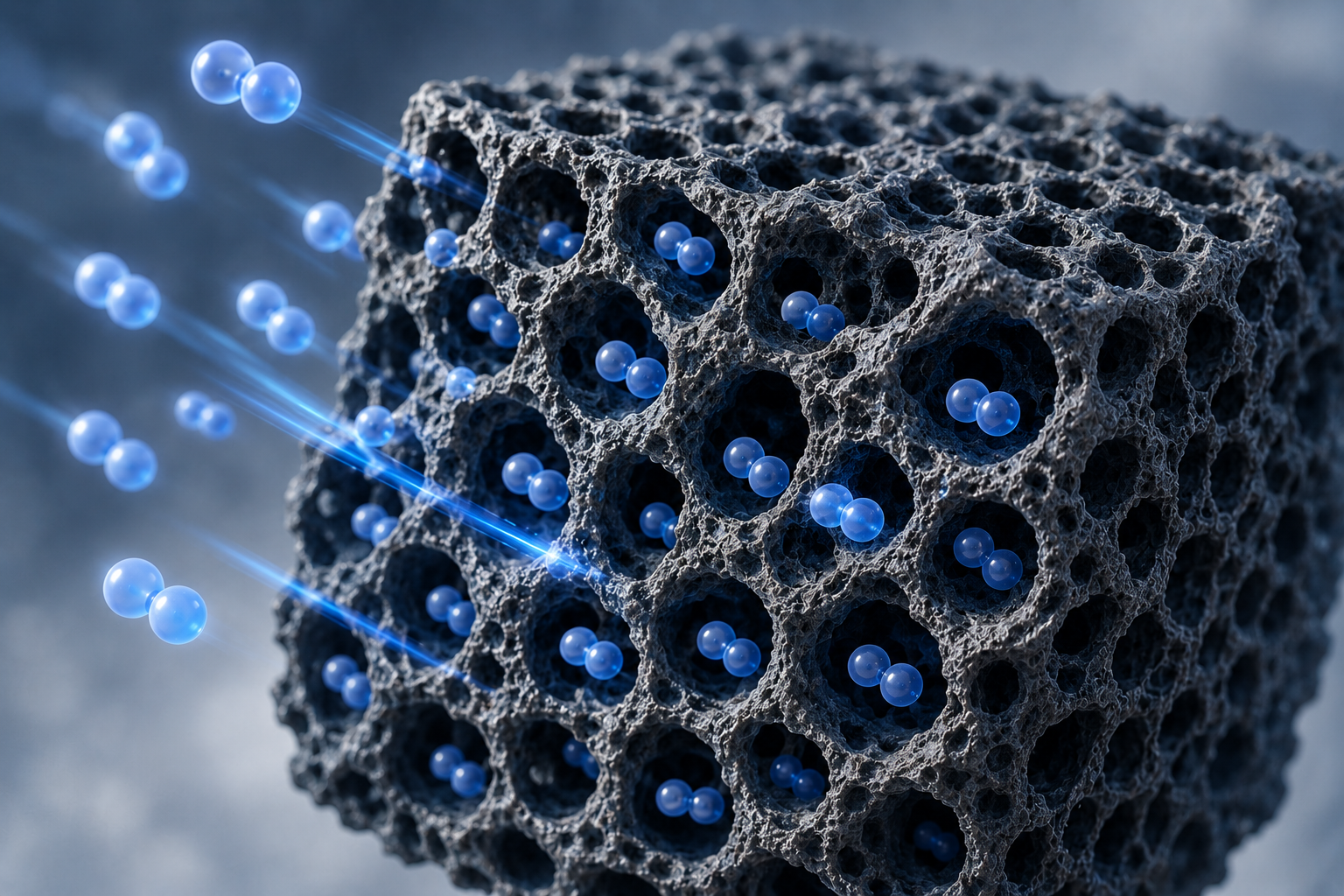 Nanoporous Adsorbent Materials for Hydrogen Storage